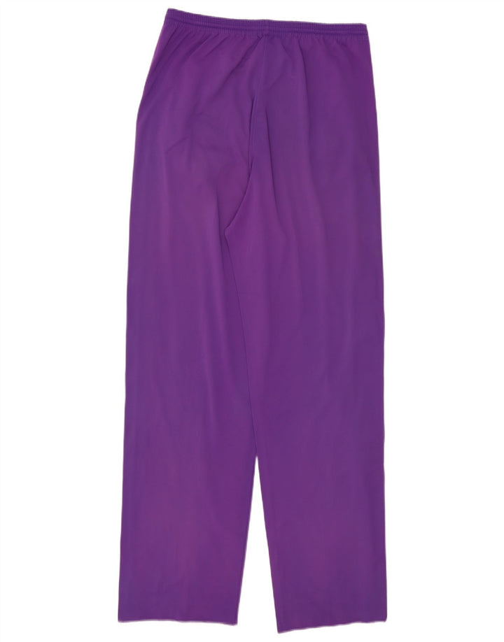 Pantaloni de trening vintage pentru bărbați cu grafică, mov mediu, bloc de culoare