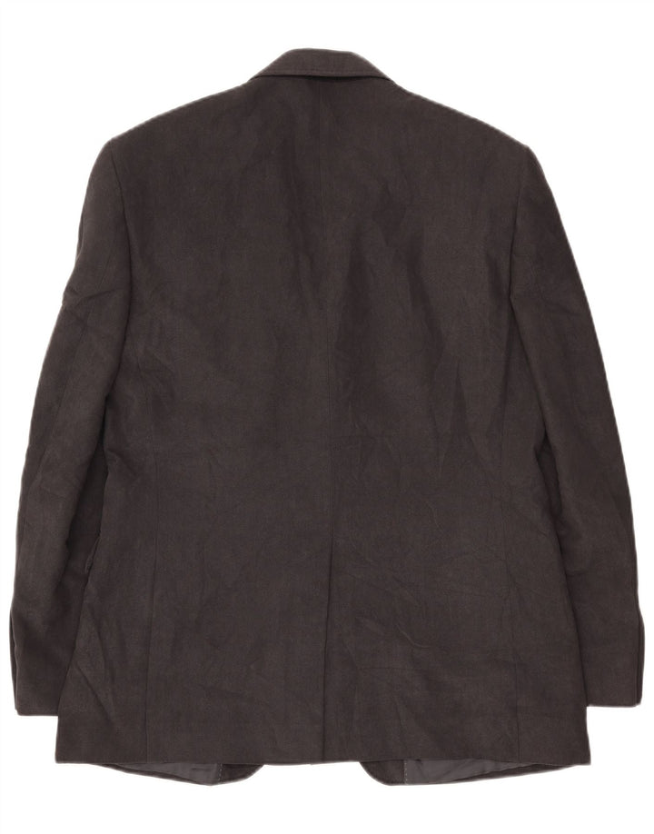 Jachetă pentru bărbați Marks & Spencer, cu 2 nasturi, cu tăiere obișnuită, mare, gri