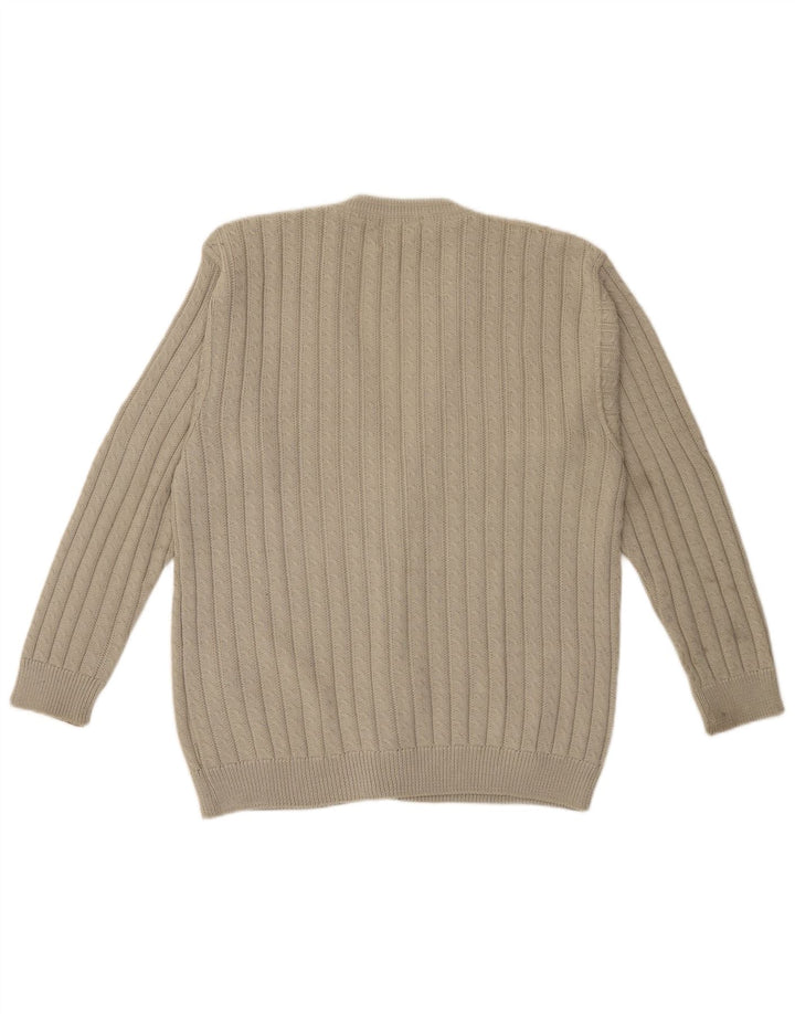Pulover cardigan pentru bărbați Explorer IT 52 Lână mare bej