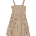 BENETTON Womens Sleeveless A-Line Dress UK 12 Medium Beige Vintage Benetton and Second-Hand Benetton from Messina Hembry 