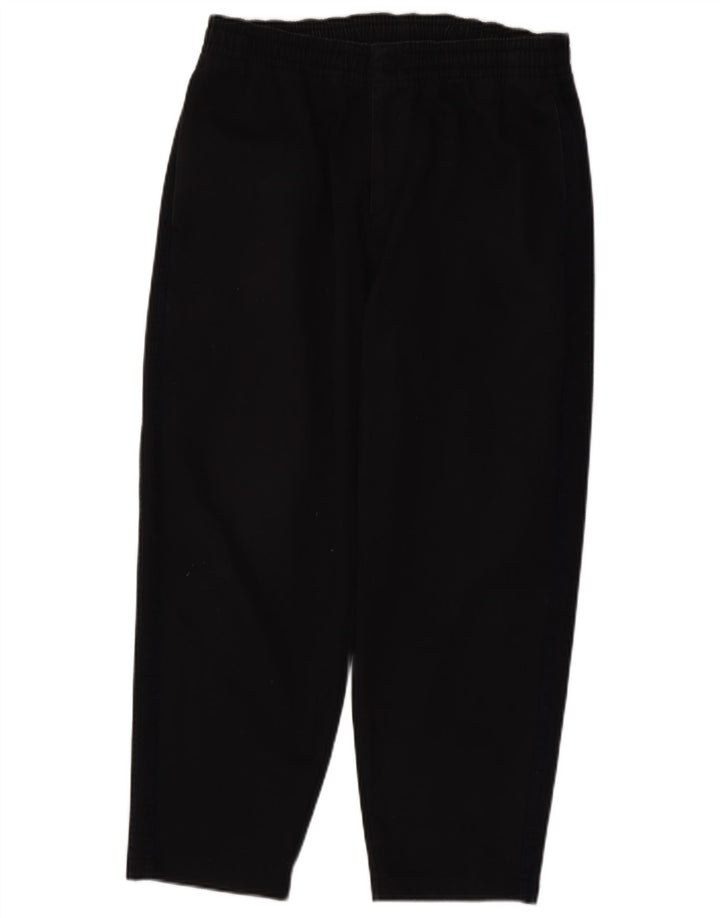 Pantaloni casual conici pentru bărbați Adidas Mediu W32 L26 Poliester negru