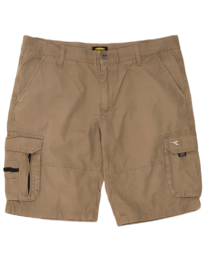 Pantaloni scurti cargo pentru bărbați Diadora XL W38, bumbac bej
