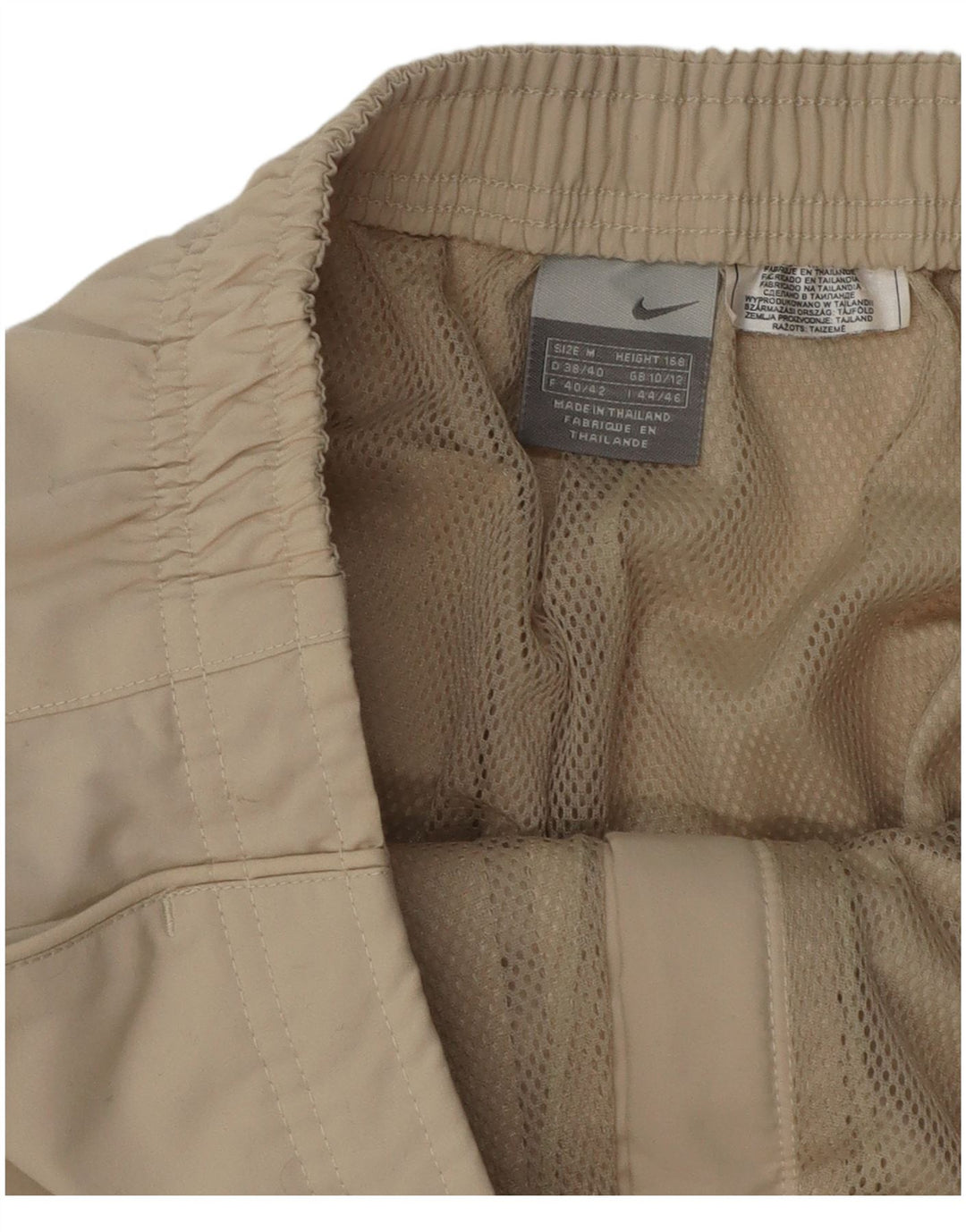 NIKE Womens Straight Capri Trousers Medium W30 L21 Beige