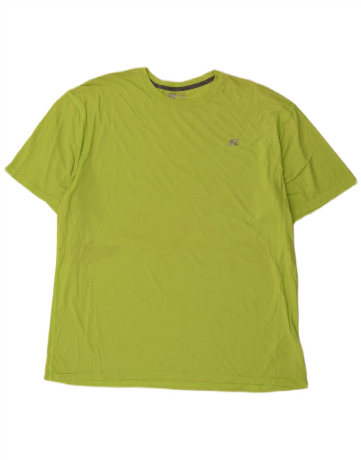 RUSSELL ATHLETIC Tricou Dri-Power pentru bărbați Top 2XL Poliester verde