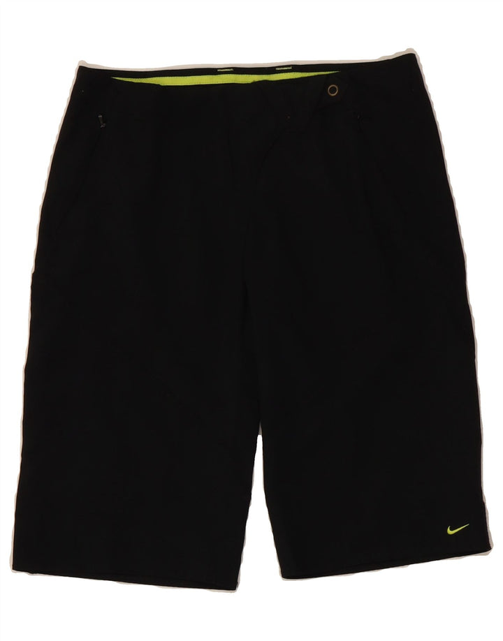 NIKE Womens Sport Shorts US 0/2 XS  Black Polyester Vintage Nike and Second-Hand Nike from Messina Hembry 