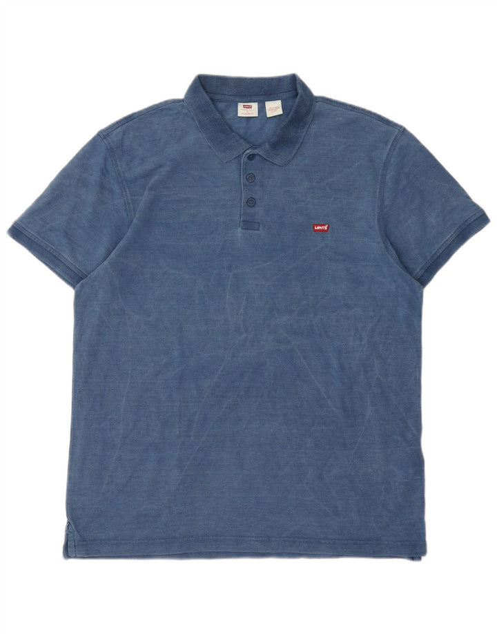 Cămașă polo Levi's Standard Fit, XL, bumbac, albastru