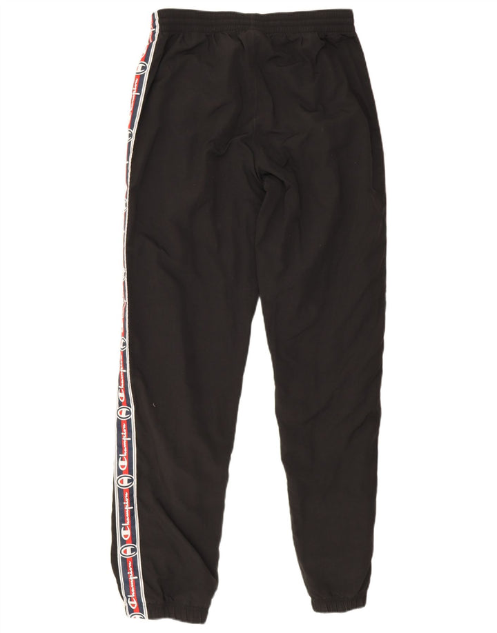 Pantaloni de trening grafic pentru bărbați Champion Pantaloni de jogging Poliamidă neagră medie