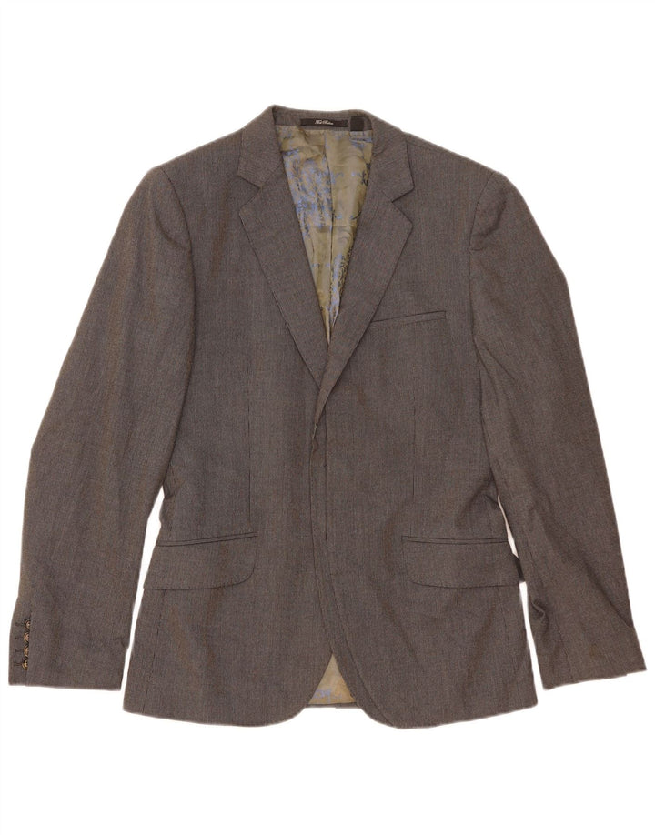 Jachetă blazer deschisă pentru bărbați Ted Baker Mărimea 2, gri mică