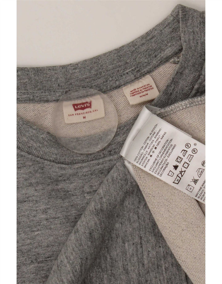 Pulover pentru damă Levi's, UK 14, bumbac cu pete gri mediu
