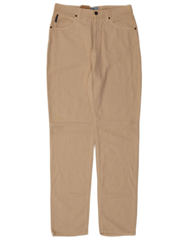 Blugi conici pentru femei Les Copains W33 L32 bumbac bej