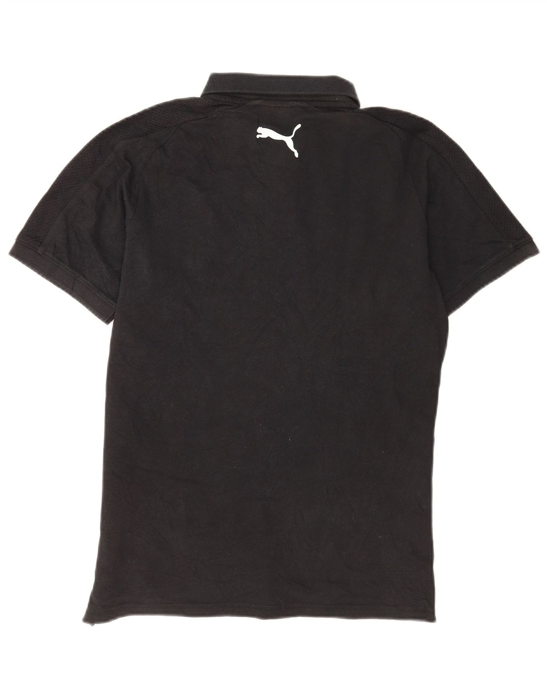 Tricou polo Puma pentru bărbați, bumbac negru mic