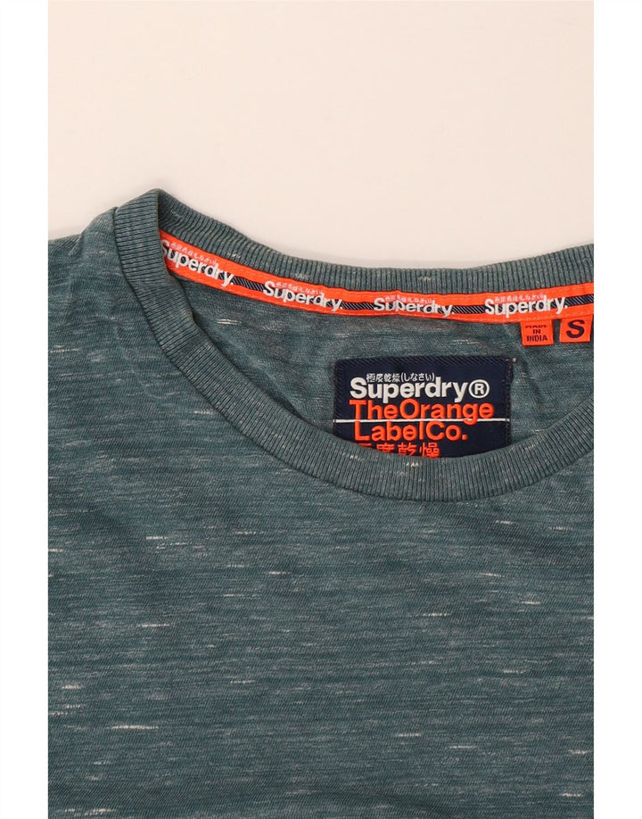Tricou Superdry pentru bărbați Top Small Green Flecked