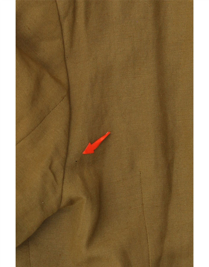 Jachetă pentru femei VINTAGE cu 4 nasturi IT 44 Medium Khaki Rayon
