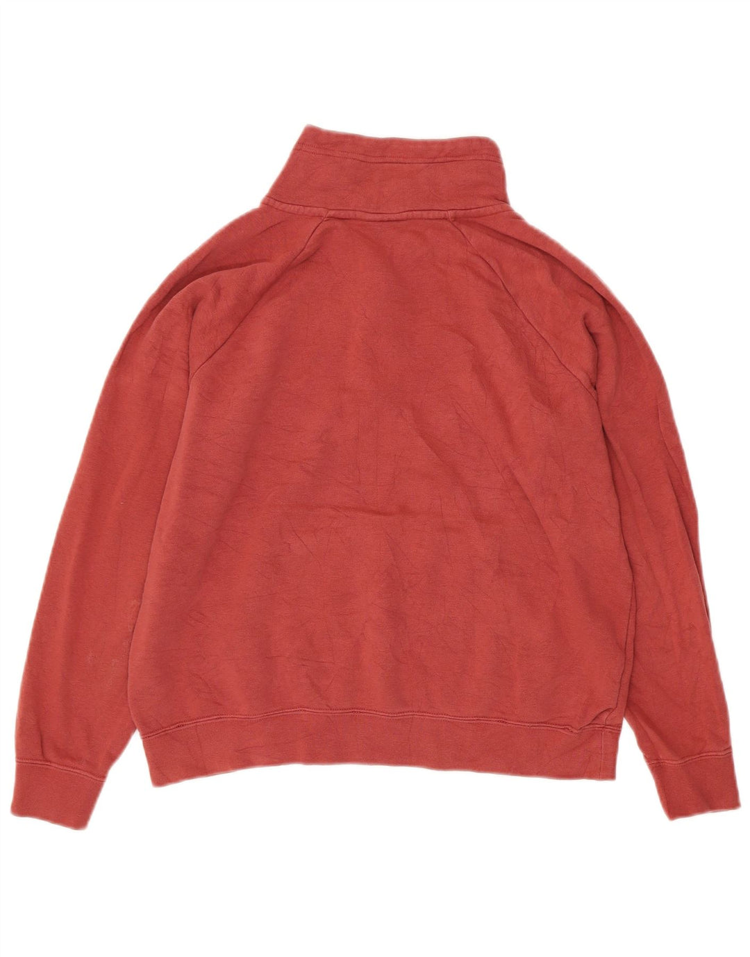 Pulover Nike pentru femei, supradimensionat, cu fermoar și gât, UK 10 Mic Bordeaux