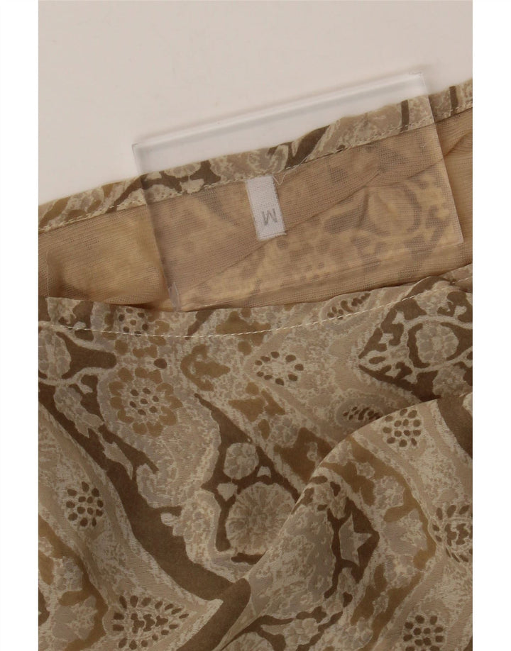 Fusta Maxi Wrap Vintage pentru Damă Mediu W28 Bej Floral