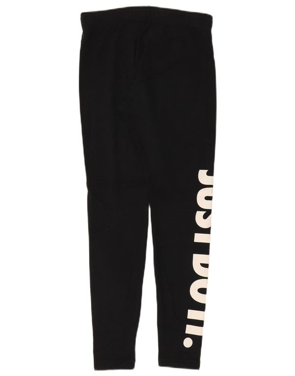 Leggings grafic Nike pentru femei UK 10 mic bumbac negru