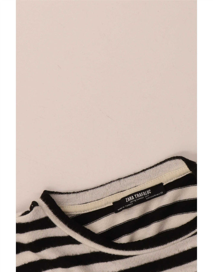 Tricou supradimensionat pentru femei Zara UK 14 Medium Black Dunge