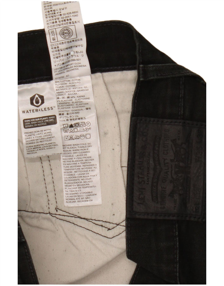 Blugi skinny pentru bărbați Levi's W36 L32 bumbac negru