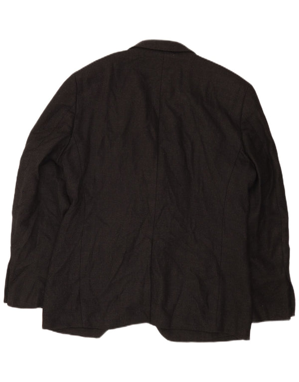 Jachetă Dkny pentru bărbați cu 2 nasturi, UK 38, lână neagră medie