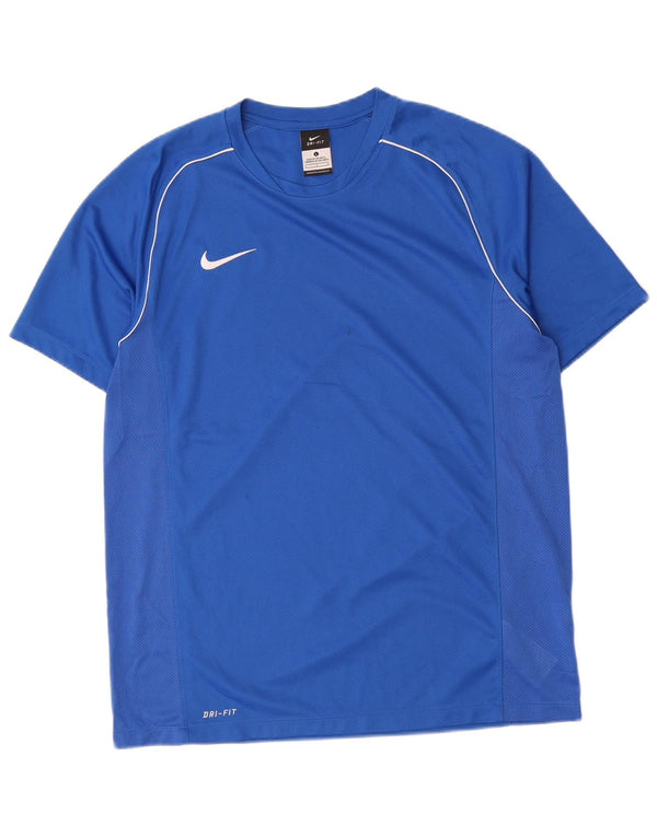 Tricou pentru bărbați Nike Dri Fit Top mare, albastru, poliester