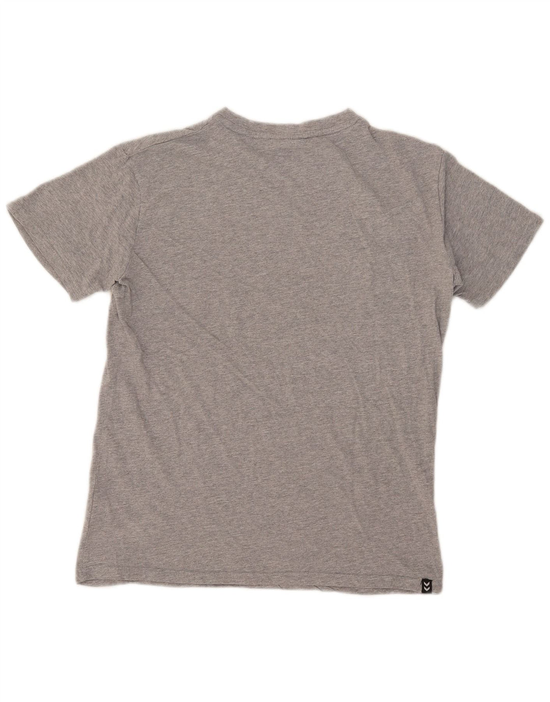Tricou grafic pentru bărbați Hummel Top din bumbac cu pete gri mediu