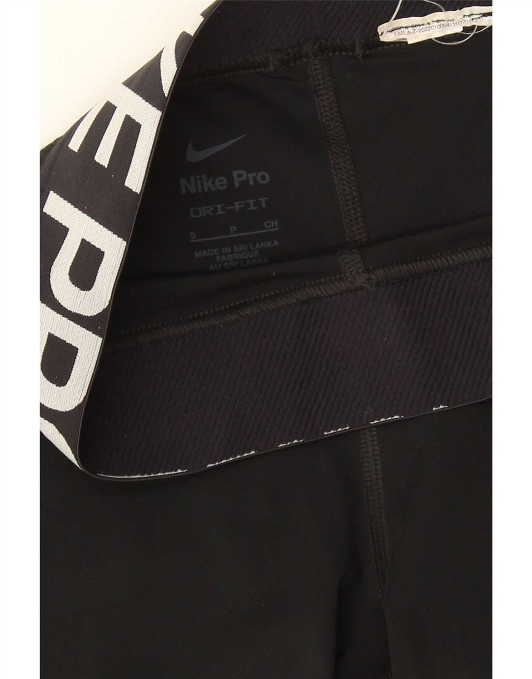 Leggings Nike Dri Fit Graphic pentru femei UK 8 Small Black