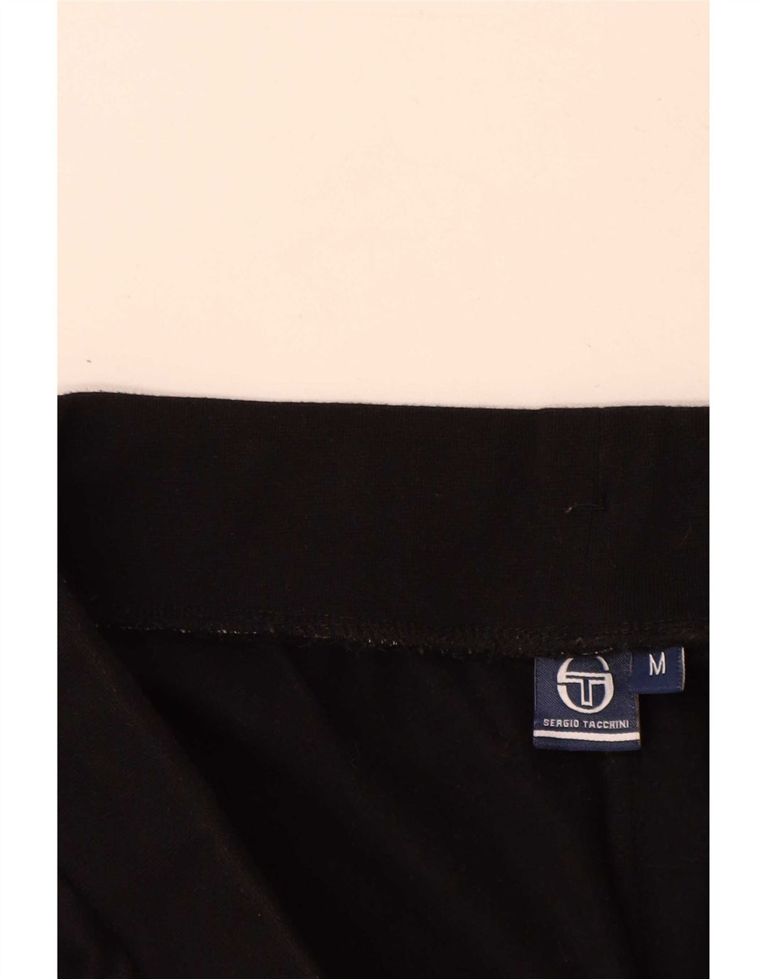 Sergio Tacchini Pantaloni de trening pentru bărbați Pantaloni de jogging Bumbac mediu negru