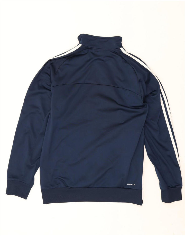 Adidas Mens Climalite Trening Top Jacket UK 40/42 Medium Bleumarin Blue