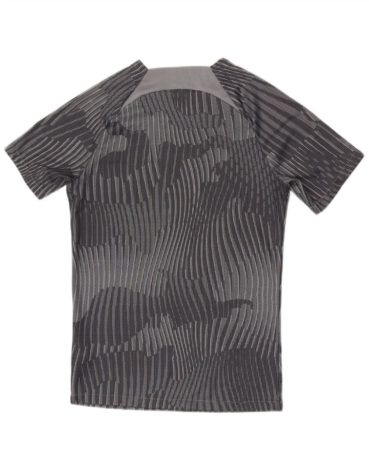 Tricou grafic Nike Dri Fit pentru bărbați Top mic, gri, camuflaj, poliester