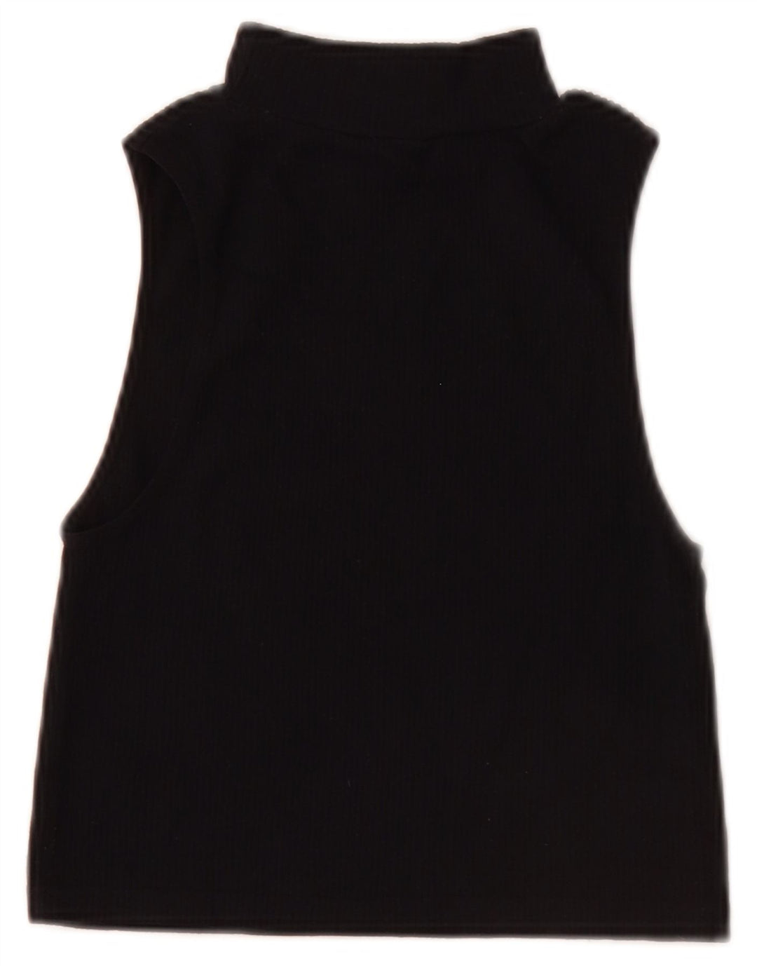 Top Vest Crop pentru Damă Zara UK 12 Medium Negru