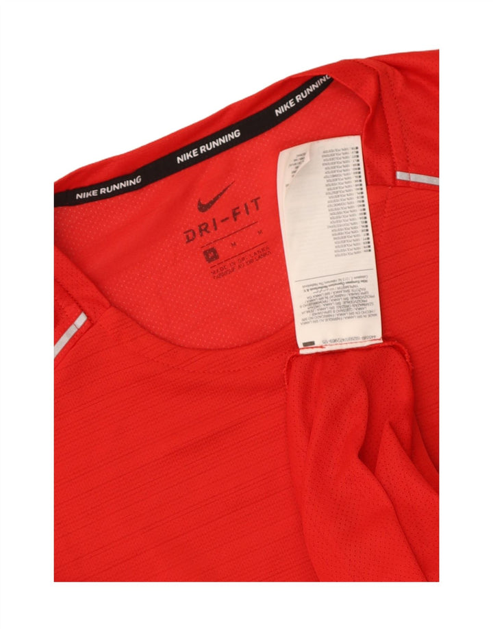 Tricou Nike Dri Fit pentru bărbați Top Medium Red Pinstripe Poliester