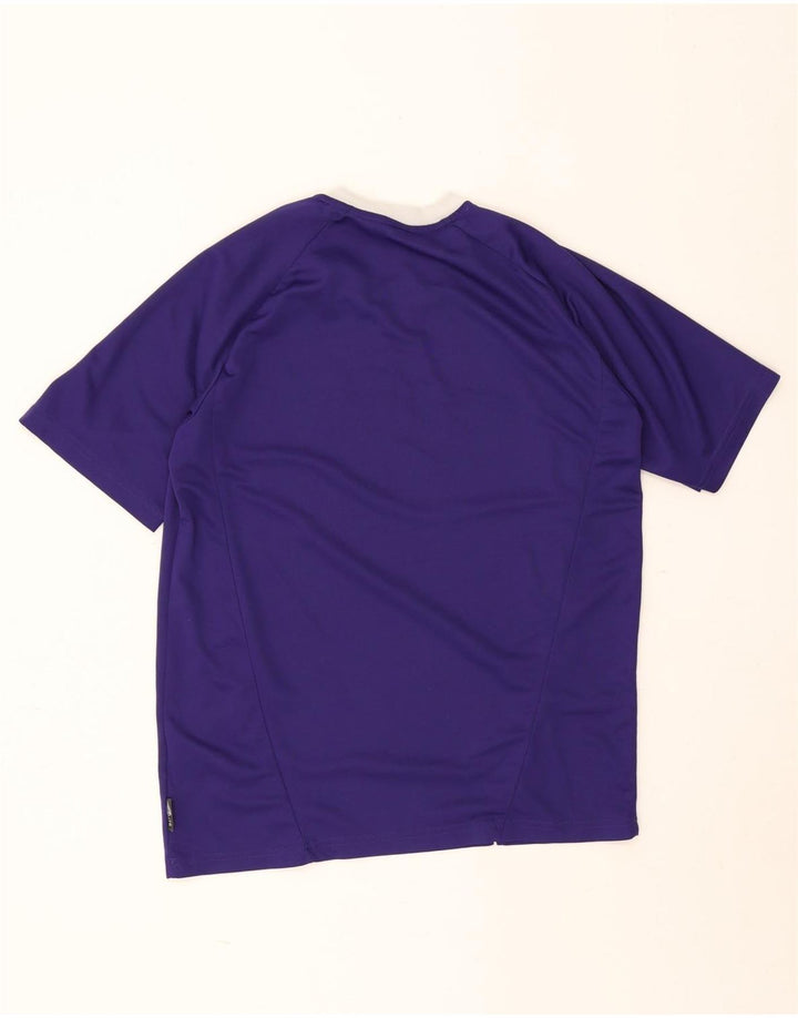 Tricou pentru bărbați Adidas Top mic violet din poliester color bloc
