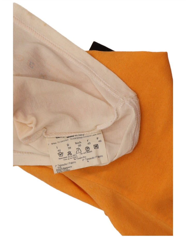 Tricou pentru femei FENDI Top IT 44 Bumbac color-bloc portocaliu mediu