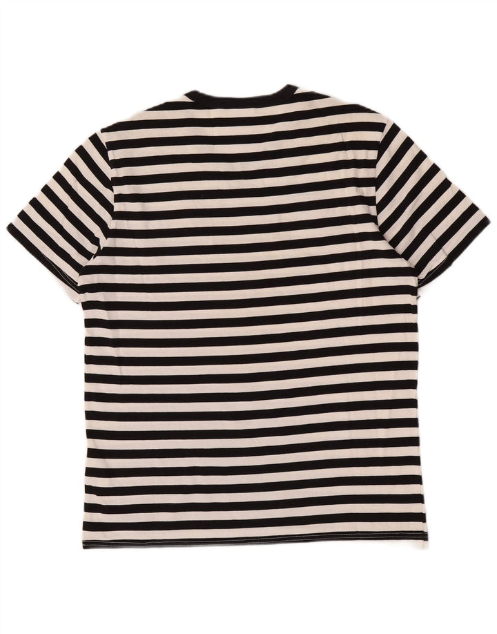 Tricou grafic pentru bărbați Champion Top Mediu Negru, Bumbac cu dungi