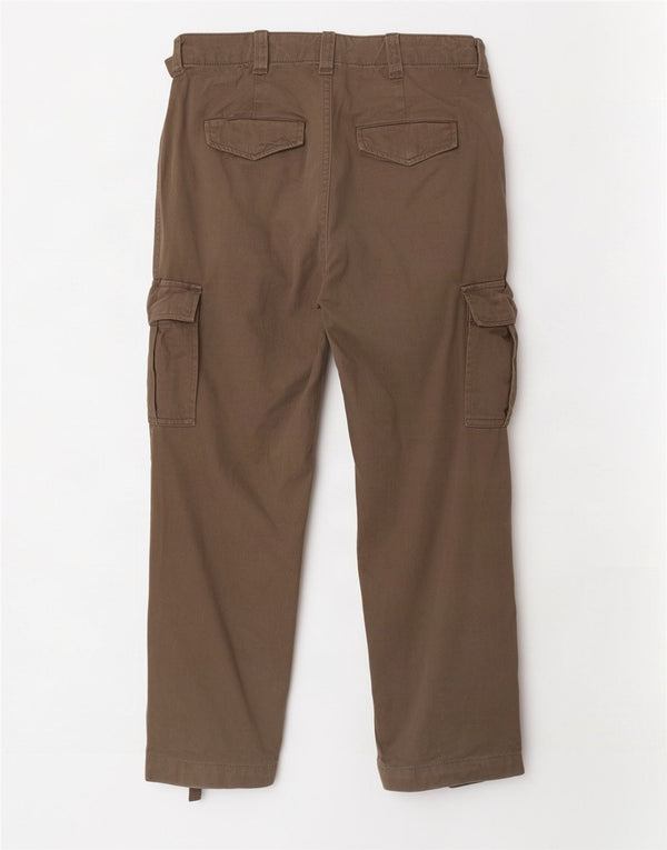Pantaloni cargo drepti pentru femei Joe Browns UK 8 Small W26 L26 Kaki Bumbac