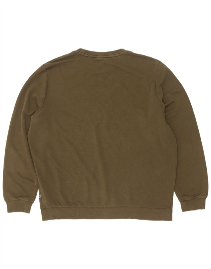Pulover pentru bărbați Puma Jumper XL Kaki Bumbac