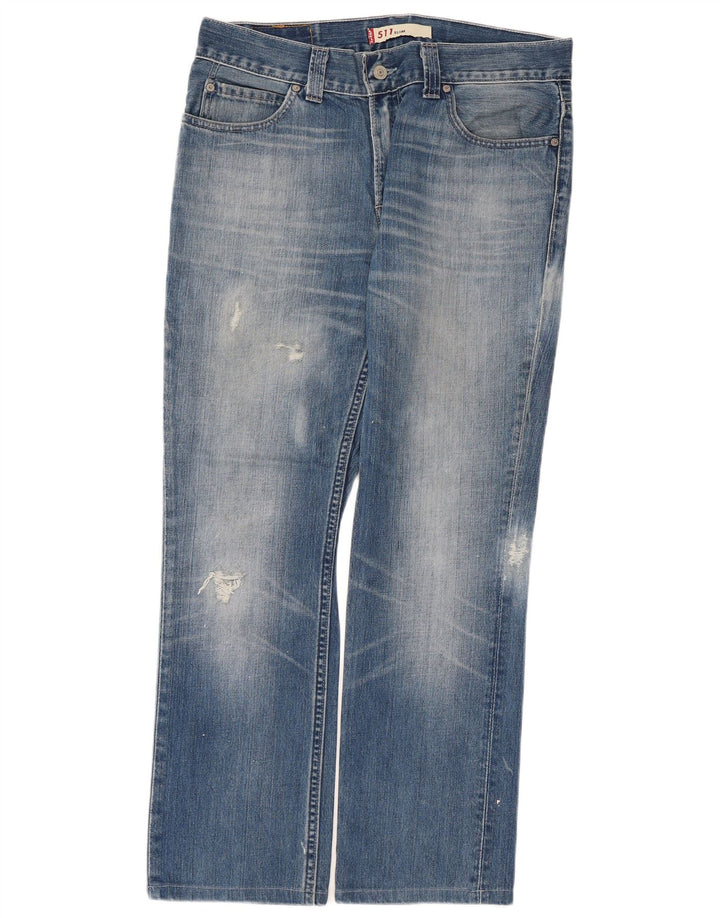Blugi Levi's 511 Slim pentru bărbați W36 L29 Bumbac albastru