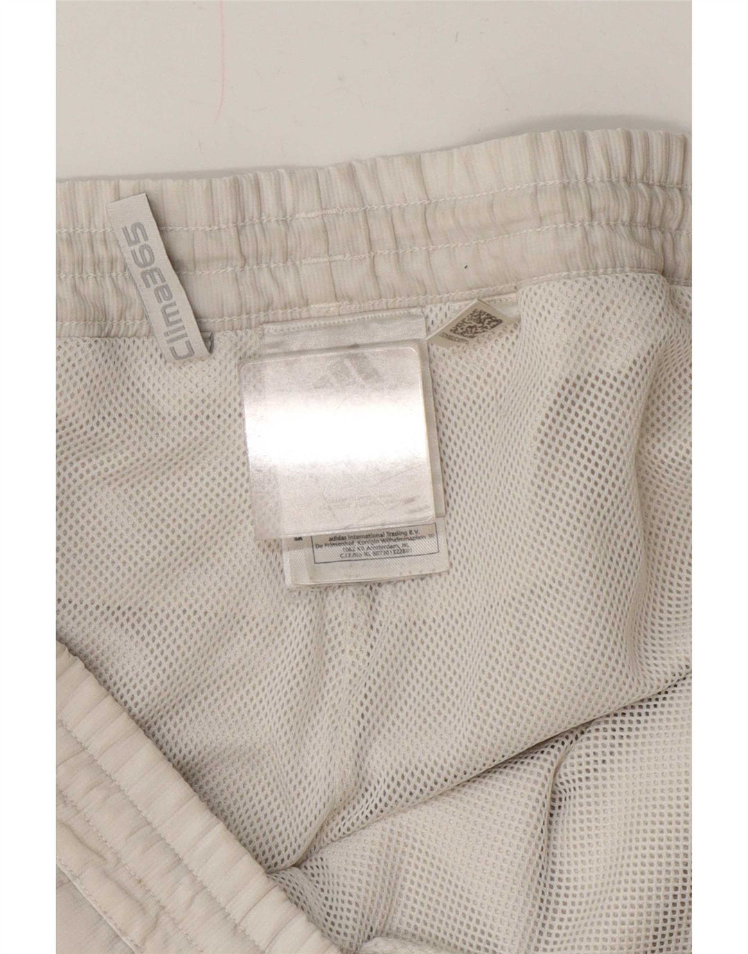 Pantaloni scurți sport Adidas Clima 365 pentru bărbați, poliester alb mic