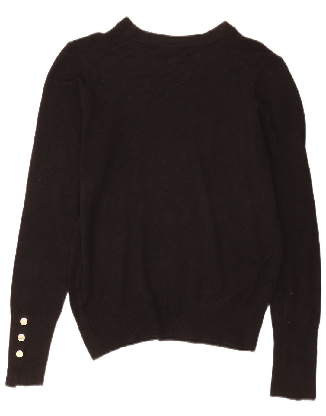 Pulover pentru femei Zara cu gât de barcă UK 12 Medium Negru