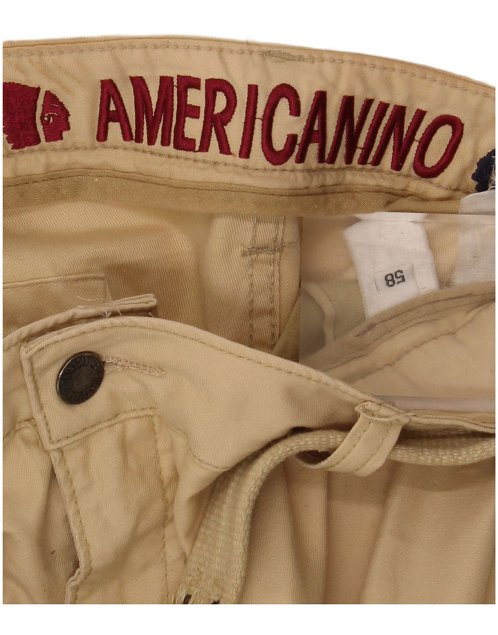 AMERICANINO Pantaloni scurți cargo pentru bărbați IT 58 4XL W42 Bej