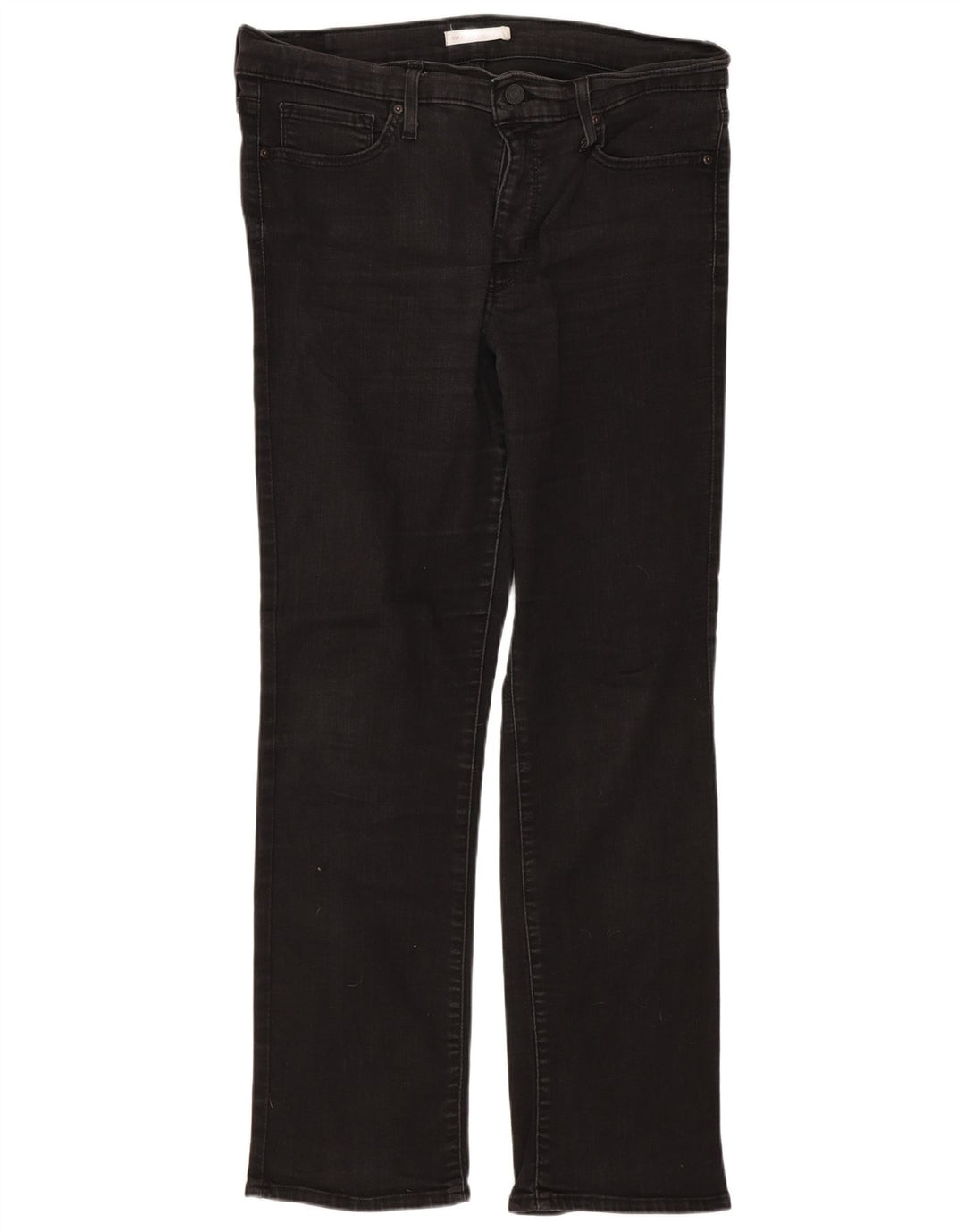 Blugi drepți modelați 314 pentru femei Levi's W32 L30 bumbac negru