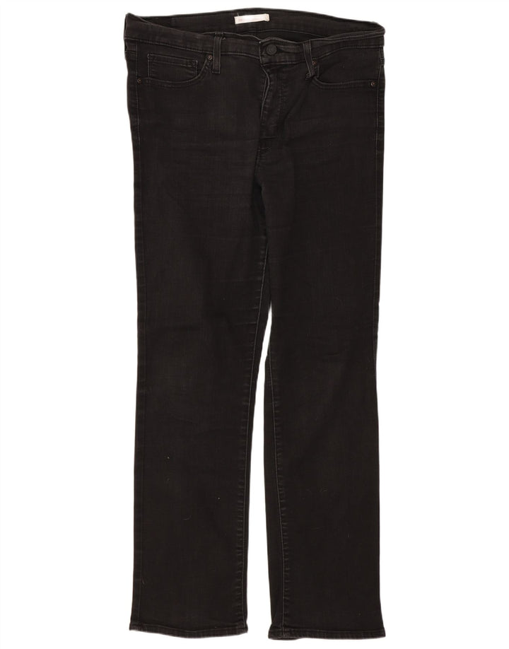 Blugi drepți modelați 314 pentru femei Levi's W32 L30 bumbac negru