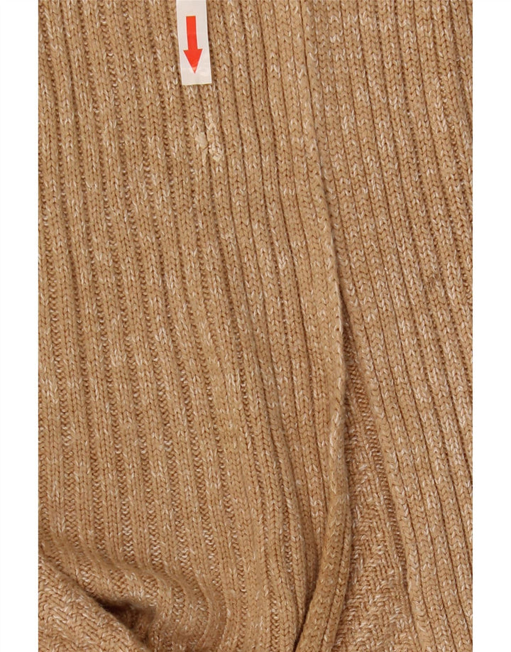 Pulover cardigan supradimensionat pentru femei Marks & Spencer UK 10 mic bej cu pete