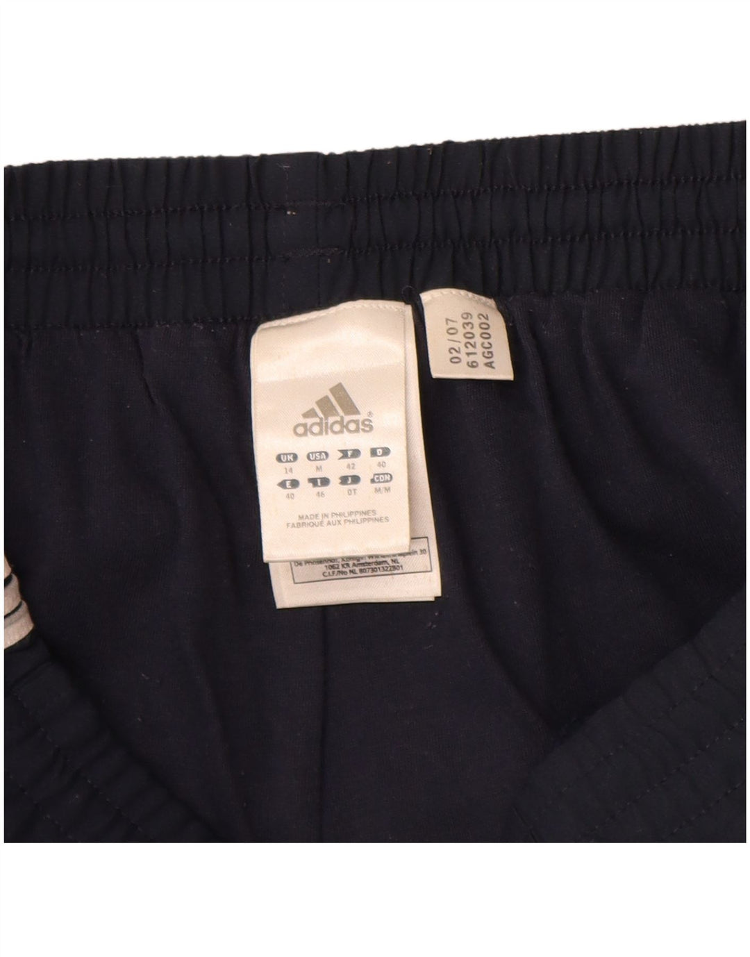 Pantaloni scurți sport Adidas pentru femei UK 14 Medium Bleumarin Poliester