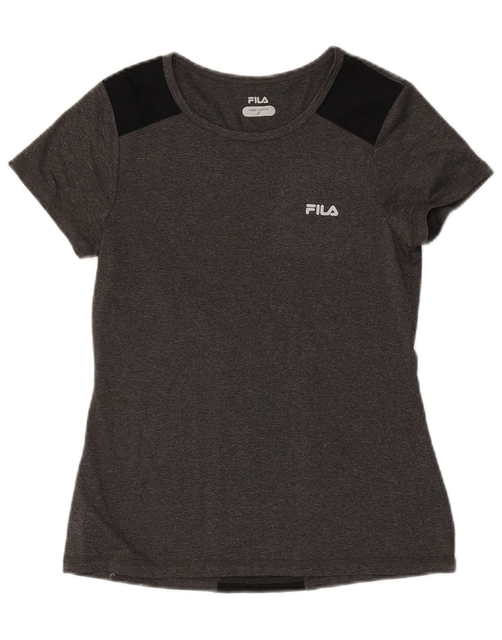 Tricou Fila Femei Top UK 8 Small Gri Colorblock Poliester