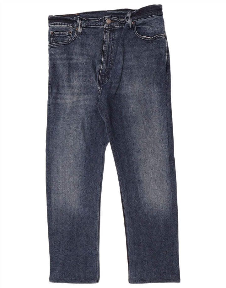 Blugi Levi's 513 Slim Straight pentru bărbați W40 L27 Bumbac albastru