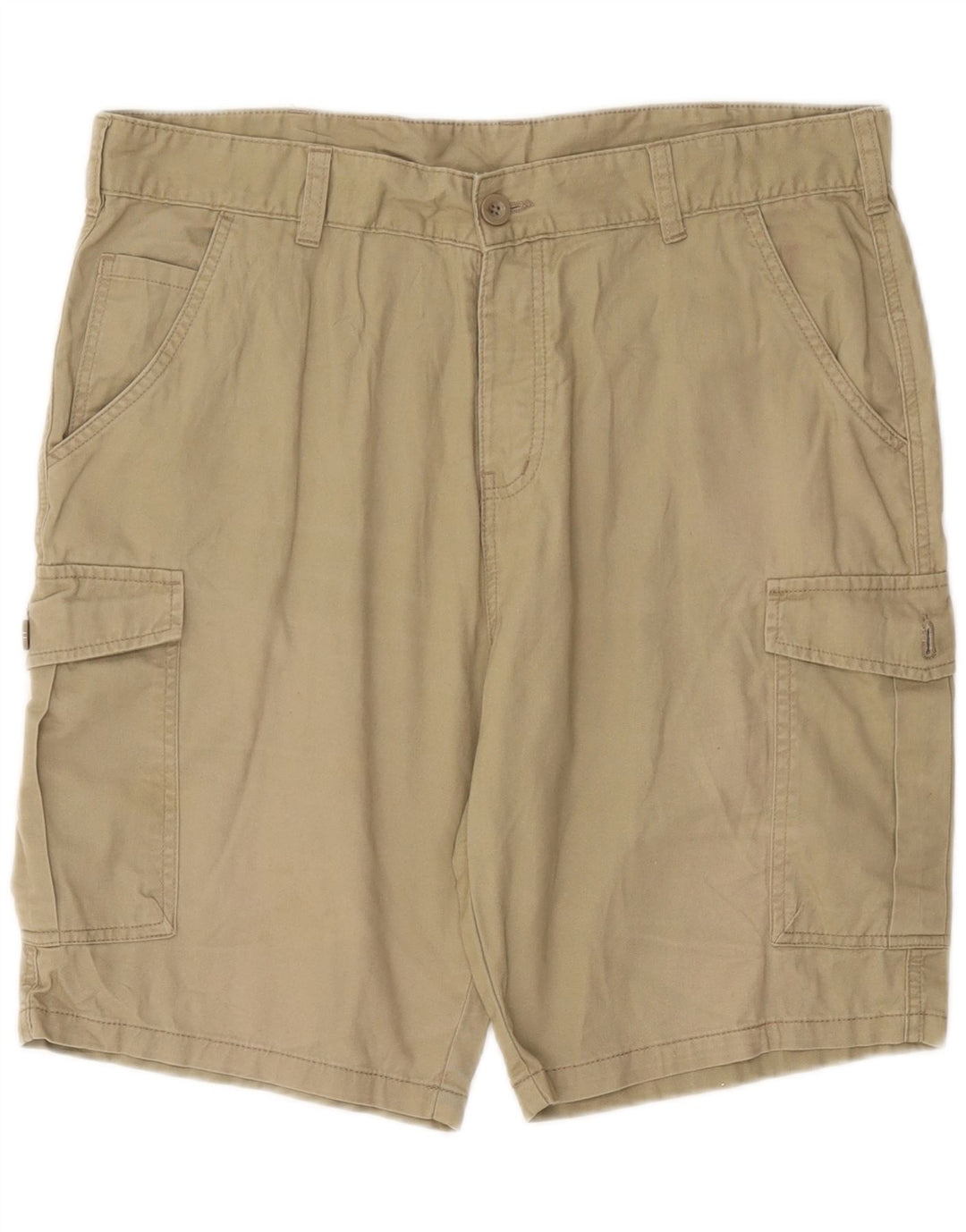 Pantaloni scurți cargo pentru bărbați Mountain Warehouse W36, bumbac mare, bej