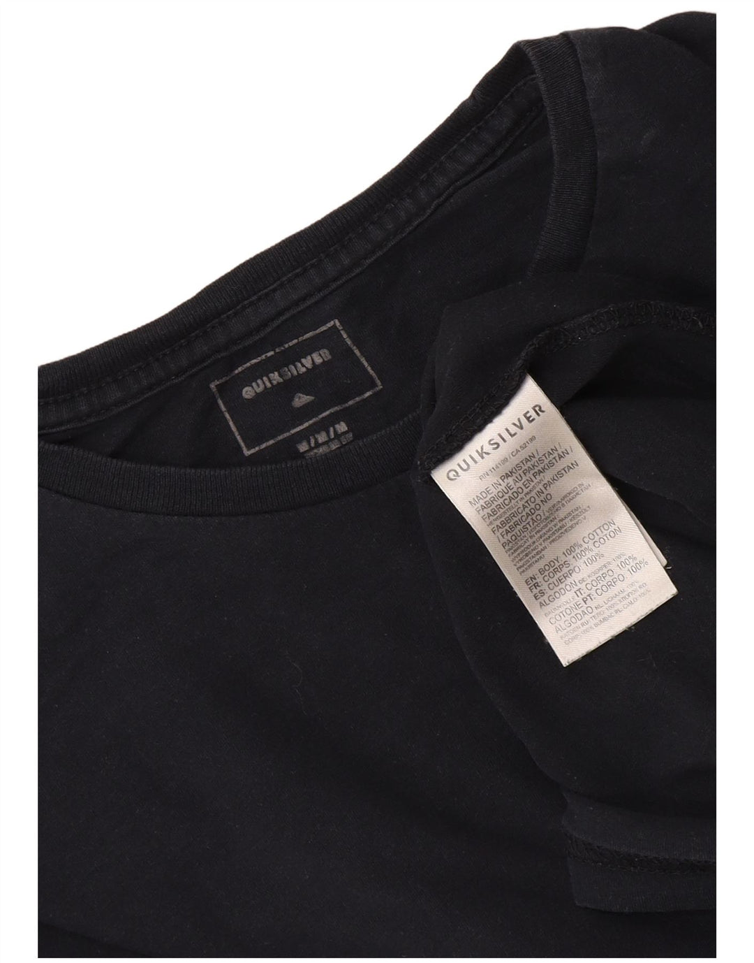 Tricou grafic Quiksilver pentru bărbați Top mediu din bumbac bleumarin