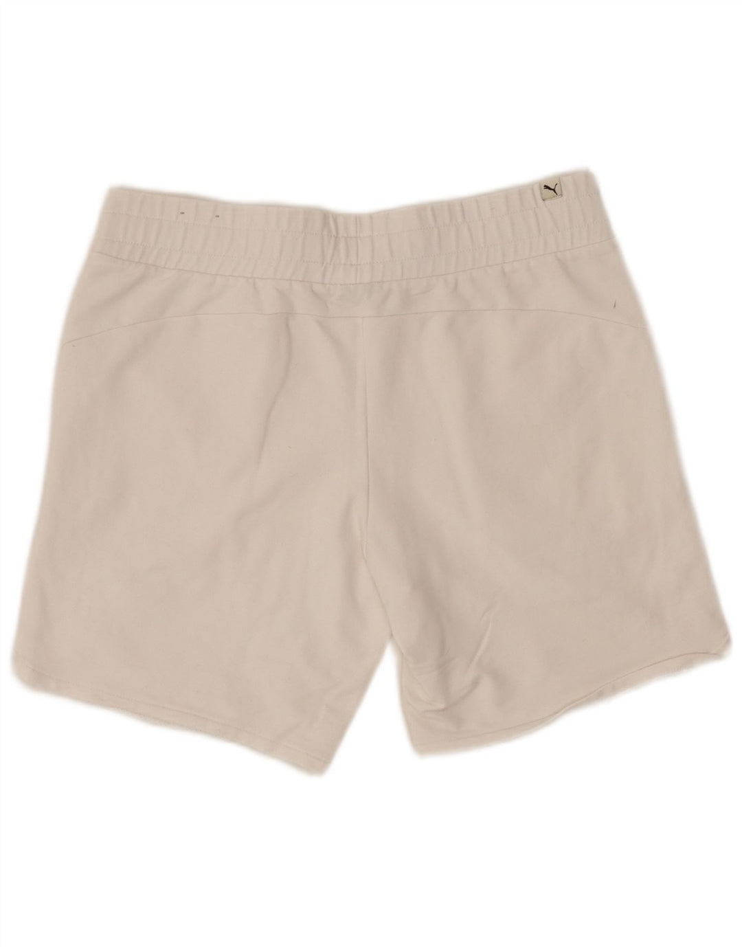 Pantaloni scurti sport grafic PUMA pentru femei UK 14, mari, alb, bumbac