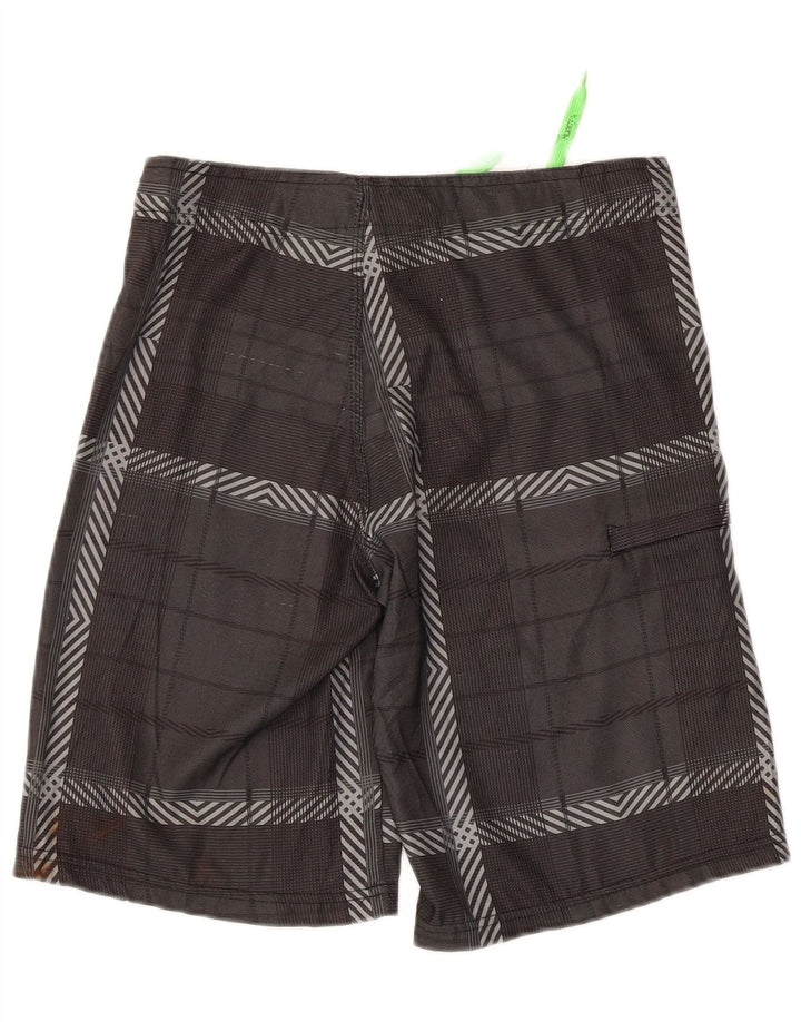 HURLEY Pantaloni scurți de înot pentru femei UK 12 Medium Gri din poliester